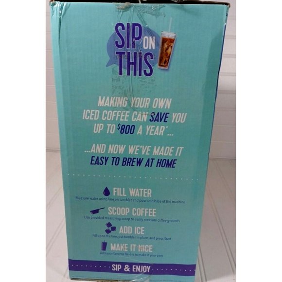 Mr. Coffee Rapidchill Single Serve Iced Coffee Maker + Travel Cup & Reuse Filter - Picture 8 of 8